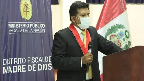 Foto: Presidente de la Junta de Fiscales Superiores de Madre de Dios