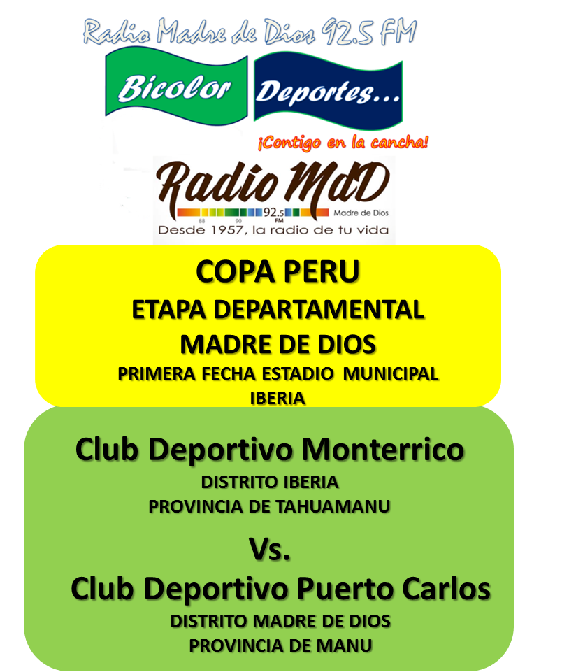 PRIMERA FECHA IÑAPARI DEPARTAMENTAL