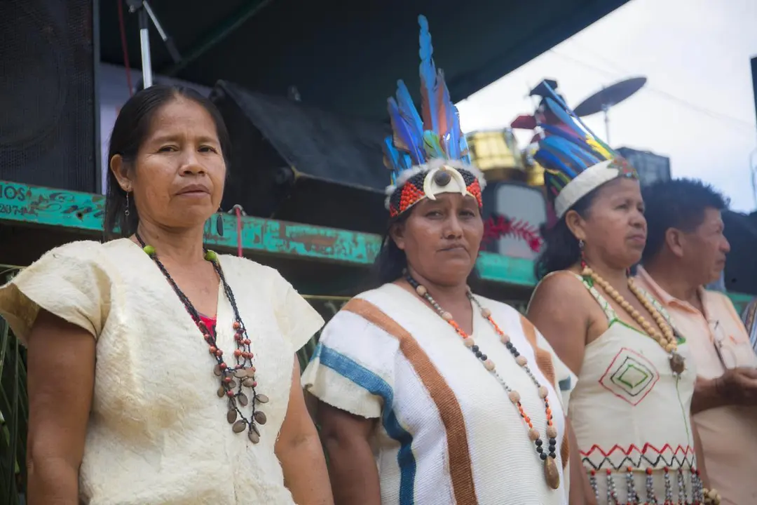 Son las mujeres del pueblo Ese Eja las encargadas de mantener la tradición ancestral. Fuente: Pavel Martiarena.
