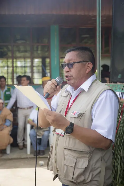 Héctor Sueyo, representante del Ministerio de Cultura en Madre de Dios. Fuente: Pavel Martiarena.