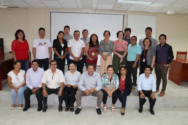 Intercambio lingüístico entre la Unamad y la universidad de Acre. Foto: Unamad.