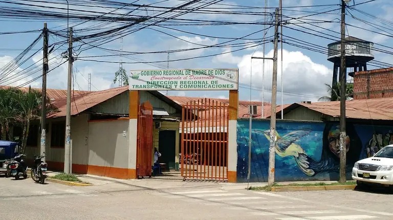 Direcci&oacute;n Regional de Transportes y Comunicaciones de Madre de Dios. Foto: difusi&oacute;n.