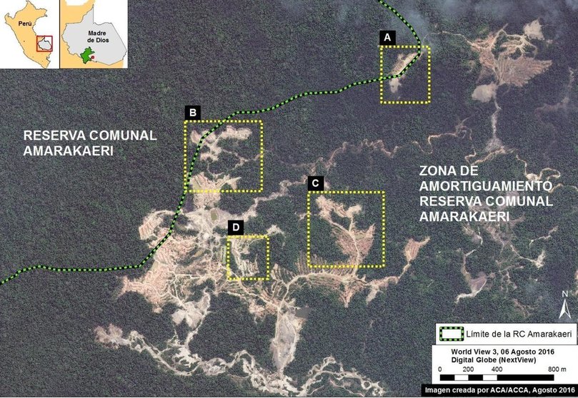 Imagen: Monitoring of the Andean Amazon Project