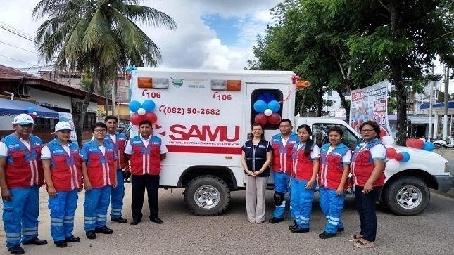 Vehículos del SAMU fueron entregados en enero de este año. Foto: MINSA
