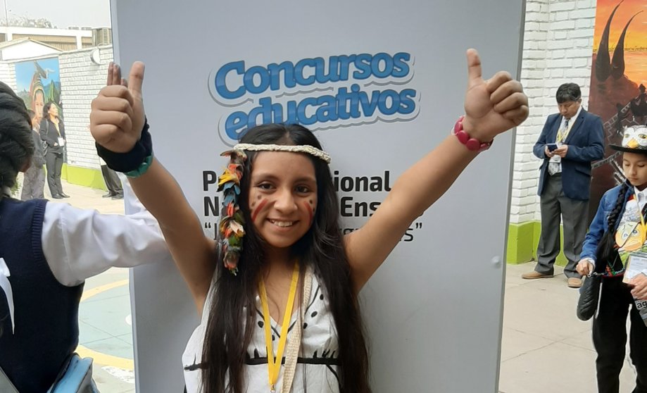 Anelice, durante su estadía en Lima como finalista de un concurso nacional educativo en 2019. Foto: Archivo personal.