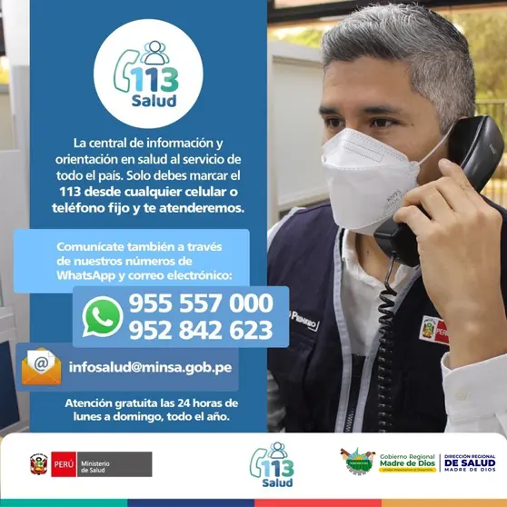 Foto: Dirección Regional de Salud MDD