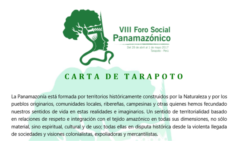 Imagen: http://www.forosocialpanamazonico.com