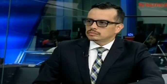 Fernando Ortega, funcionario de la Contraloría General de República. Fuente: captura de vídeo.