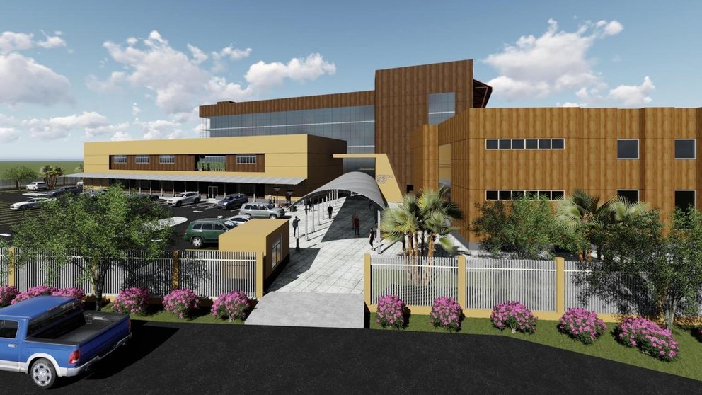 Así quedaría el nuevo hospital Santa Rosa de Puerto Maldonado. Fuente: GOREMAD.