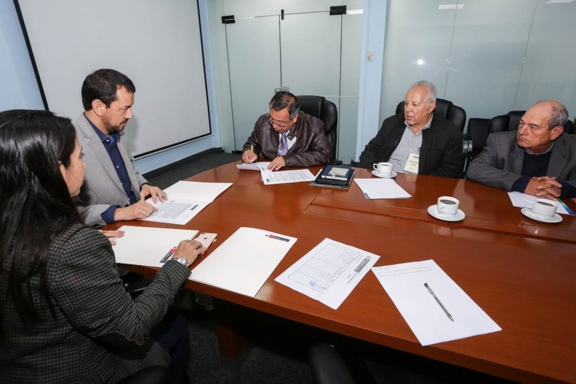 Convenio fue firmado en la sede del Ministerio de Agricultura y Riego en Lima. Foto: Minagri.