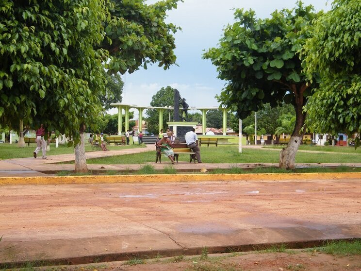 Plaza de Armas de Iberia.