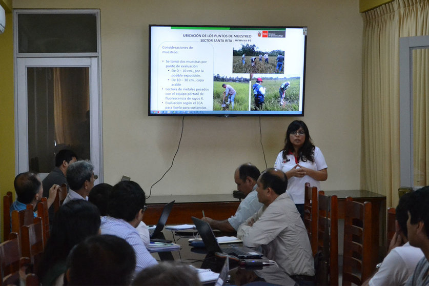 Se explicó los resultados del estudio preliminar de suelo en La Pampa. Foto: Minagri.