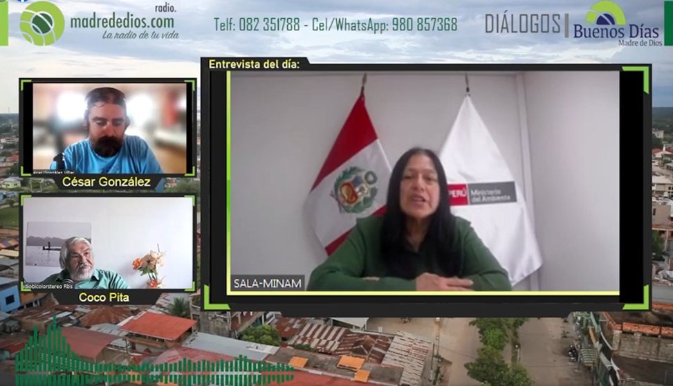 Ministra Albina Ruiz, en comunicación con Diálogos