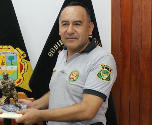 Samuel Peralta, flamante jefe de la Macro Región Policial. Imagen: Goremad