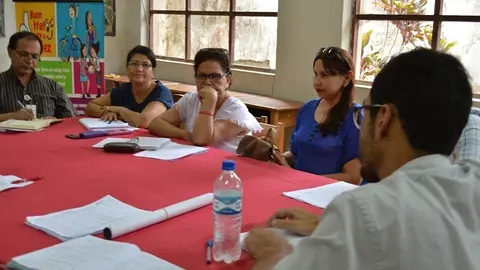 En la reunión estuvieron representantes de la sociedad civil, el Vicariato Apostólico de Puerto Maldonado y la Defensoría del Pueblo, entre otros. 