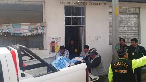 Traslado del cuerpo.