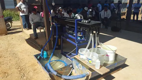 Máquina concentradora