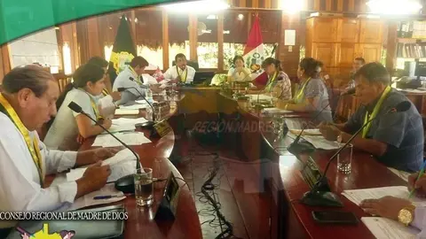 Consejo Regional de Madre de Dios.