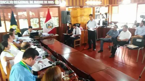 Interpelación en consejo regional.