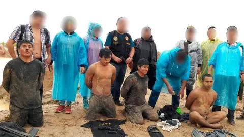 Los acusados serían los responsables de las desapariciones de personas en la zona de minería ilegal, 'la pampa'.