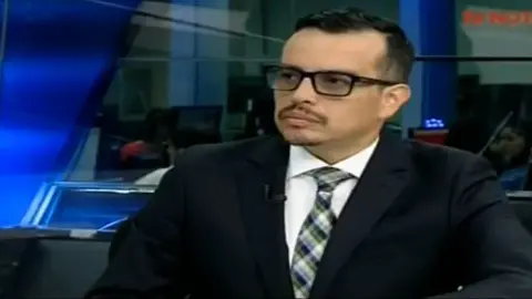 Fernando Ortega, funcionario de la Contraloría General de República. Fuente: captura de vídeo.