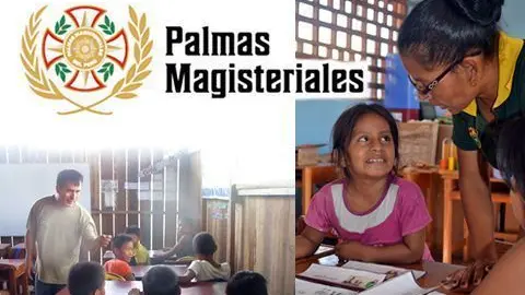 En el 2015 la maestra madrediosense, Maritza Mendoza Pareja, fue condecorada con Las Palmas Magisteriales. Fuente: DRE de Madre de Dios.