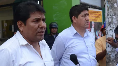 Alcalde de Tambopata, Helbert Merma. Fuente: Radio Madre de Dios.