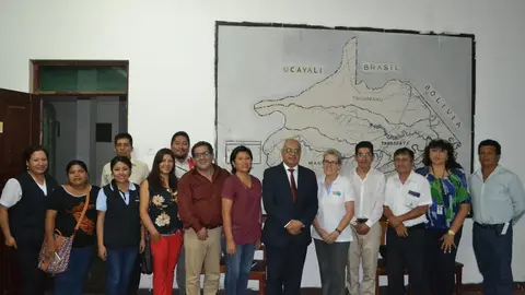 Gerente de Operaciones de Reniec y Mesa de Concertación de Madre de Dios. Fuente: Radio MDD.