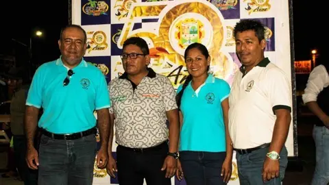 Alcalde Felix Hallasi en el lanzamiento de la Expo Inambari. Fuente: ACCA.