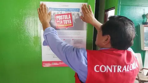 "Postula con tuya". Fuente: Contraloría.