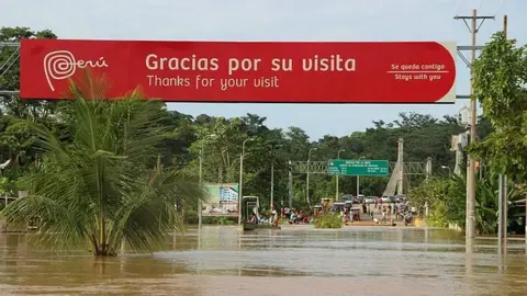 Inundación en Iñapari, en el 2015. Fuente: Deyvi Mestanza.