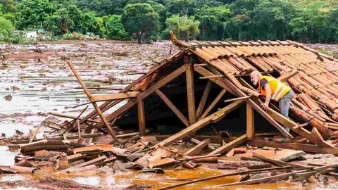 Imagen de Brumadinho, comunidad brasileña que está sufriendo por la explotación minera. Foto: Iglesias y minería