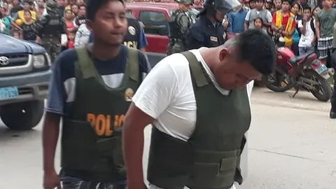 Comensales y vecinos impidieron huida de los hoy investigados. Foto: La Red de Noticias.