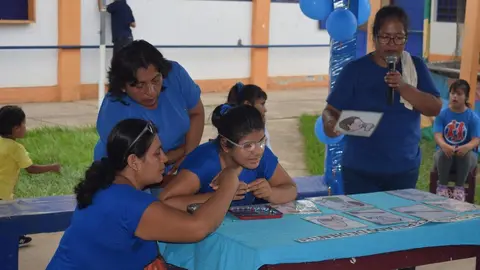 Evento contó con la participación de los alumnos del Stella Maris. Foto: PJ Madre de Dios.