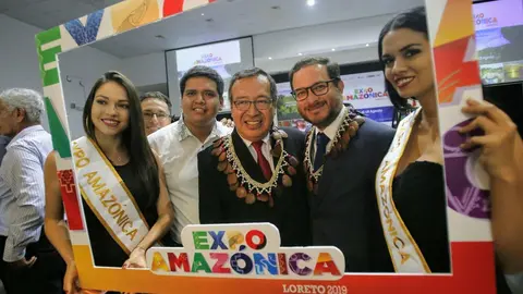 Ministro del MINCETUR con el gobernador de Madre de Dios. Fuente: Andina.