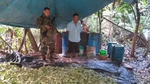 Sujeto será investigado por la presunta comisión del delito contra la salud pública, en su modalidad de tráfico ilícito de droga. Foto: Ministerio Público.