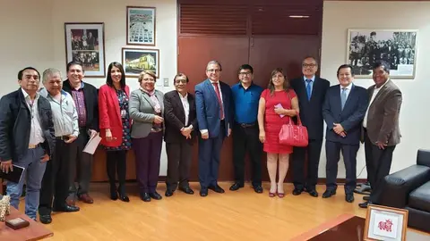Mineros de distintos puntos del país se reunieron para ver proyecto de ley que les beneficiará. Foto: Fedemin.