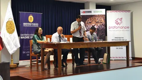 Evento se desarrolló en el auditorio del Ministerio Público de Madre de Dios. Foto: MINAGRI