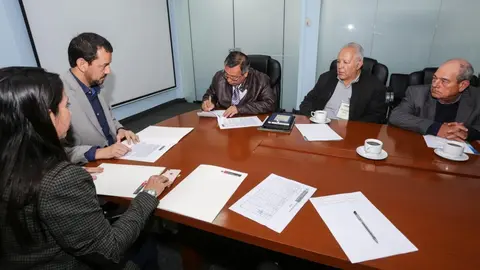 Convenio fue firmado en la sede del Ministerio de Agricultura y Riego en Lima. Foto: Minagri.