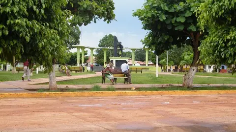 Plaza de Armas de Iberia.