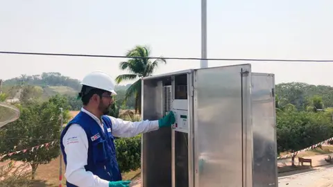 Minam descarta afectación del aire en Madre de Dios por incendio en Brasil y Bolivia, según reporte de equipos que miden material particulado.
Foto: Andina.