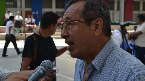 Gobernador regional Luis Hidalgo. Foto: Wuilmar Briceño / Radio Madre de Dios.