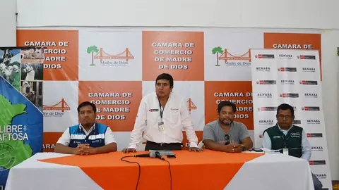 Director del Senasa en Madre de Dios. Foto: Radio Madre de Dios.