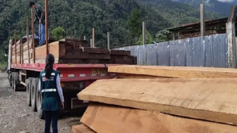 El vehículo que provenía de Madre de Dios hacia Arequipa fue intervenido en el distrito de San Gabán, provincia de Carabaya.