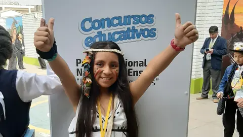 Anelice, durante su estadía en Lima como finalista de un concurso nacional educativo en 2019. Foto: Archivo personal.