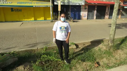 Britney, la talento reconocida como promotora ambiental de Madre de Dios