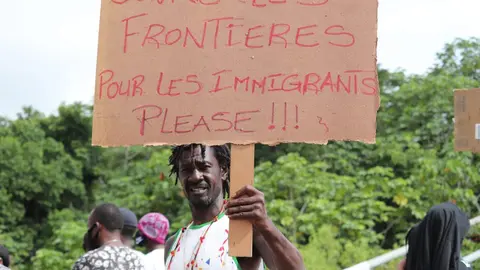 Los migrantes solicitaban entrar en Perú como lugar de tránsito. Foto: Equipo Itinerante
