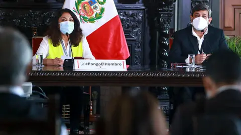 Premier y ministro de Educación informan medidas frente a la COVID - 19. Foto: PCM