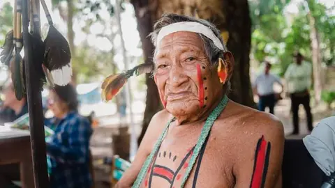 Imagen del sabio Carlos Kameno, uno a dos años atrás.