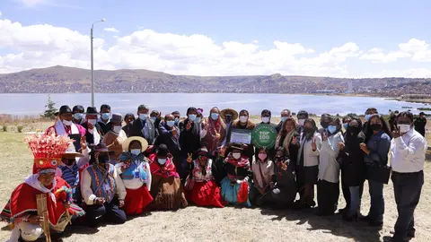 Reconocen prácticas sostenibles de lucha y de cuidado por conservar biodiversidad del lago Titicaca. Foto: ANDINA/Mincetur.